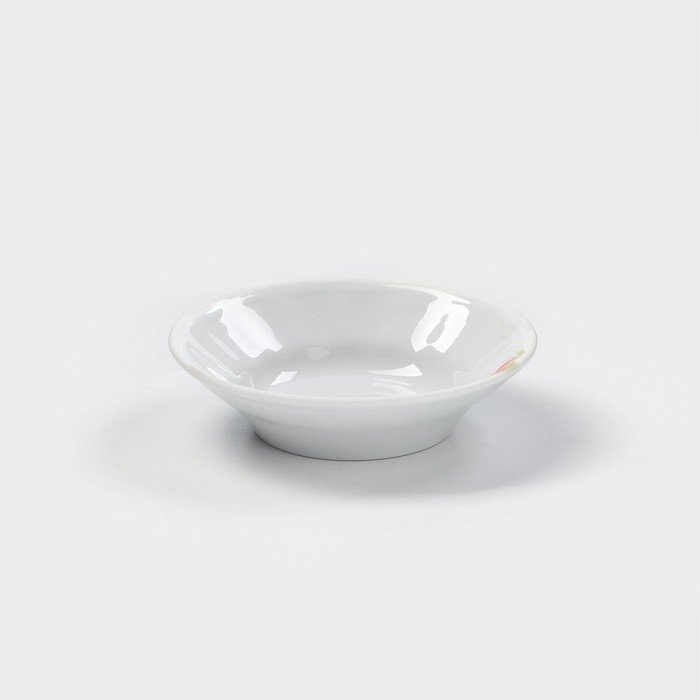 Блюдце фарфоровое для варенья «Майский букет», d=11 см, цвет белый Блюдце фарфоровое для варенья «Майский букет», d=11 см, цвет белый