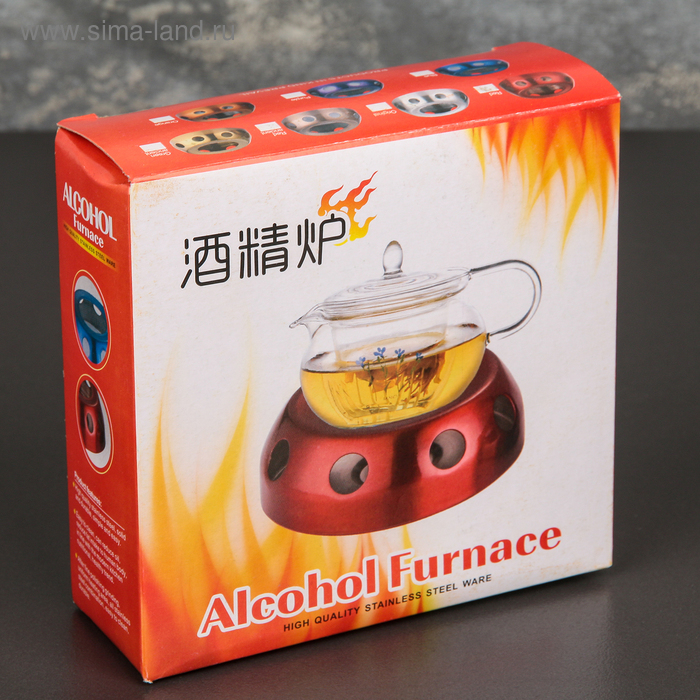 Подставка-подогрев из нержавеющей стали, 13,5×6,5 см, нержавеющая сталь Подставка-подогрев из нержавеющей стали, 13,5×6,5 см, нержавеющая сталь