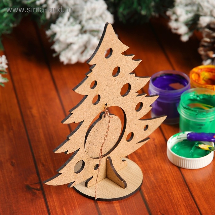 Сувенир «Елочка со Снегурочкой» на подставке Сувенир «Елочка со Снегурочкой» на подставке