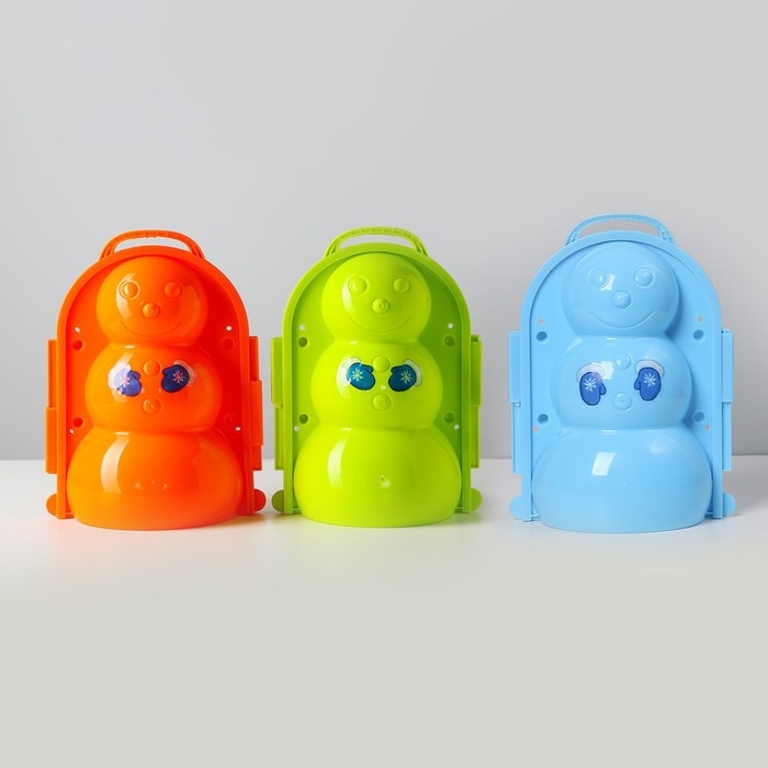 Новогодний подарок. Снежколеп-песколеп «Снеговик», цвета МИКС, на новый год Новогодний подарок. Снежколеп-песколеп «Снеговик», цвета МИКС, на новый год