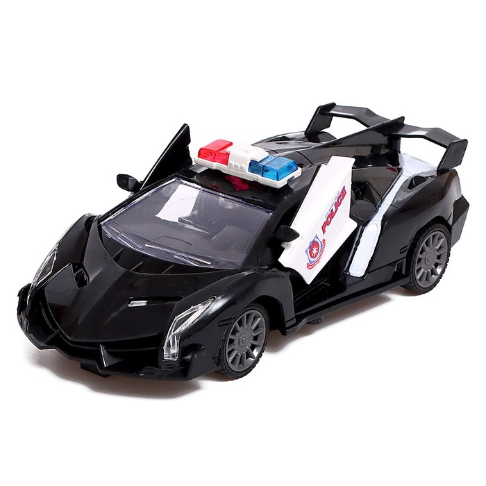 Машина радиоуправляемая «Полиция», свет, открываются двери, работает от батареек Машина радиоуправляемая «Полиция», свет, открываются двери, работает от батареек