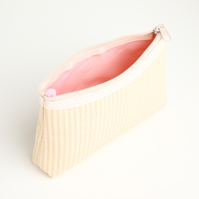 Набор косметичек 3 в 1 на молнии, цвет бежевый Набор косметичек 3 в 1 на молнии, цвет бежевый