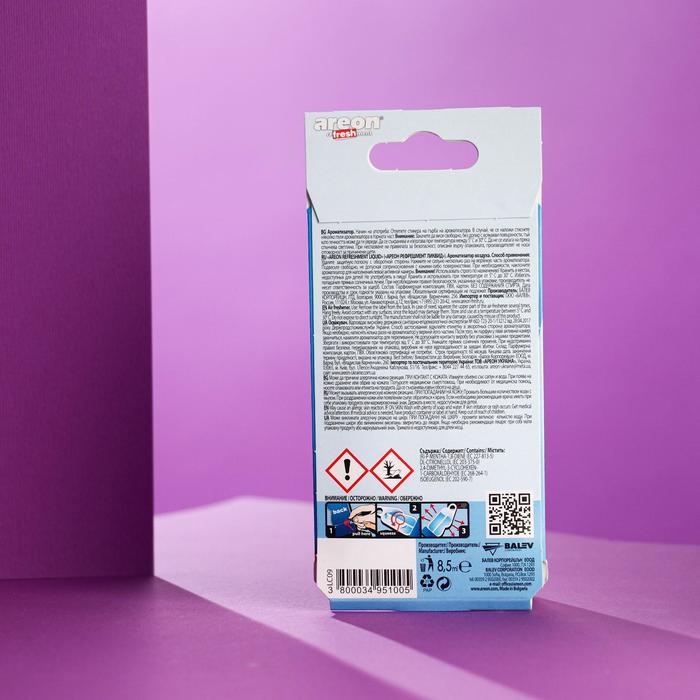 Ароматизатор Areon REFRESHMENT LIQUID, персик Ароматизатор Areon REFRESHMENT LIQUID, персик