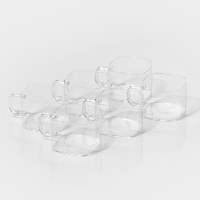 Банки стеклянные для хранения сыпучих продуктов «Тури», 8 предметов: 6 банок 300 мл, 8×6 см, ложка, бамбуковый ящик Банки стеклянные для хранения сыпучих продуктов «Тури», 8 предметов: 6 банок 300 мл, 8×6 см, ложка, бамбуковый ящик