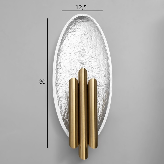 Бра "Органа" 3хG9 золото 48х24х15см
