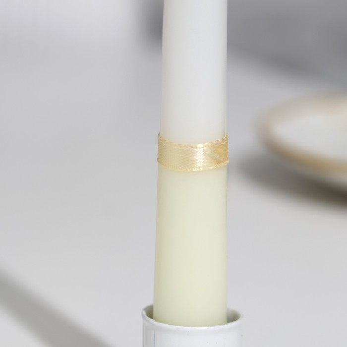 Набор свадебных свечей  Набор свадебных свечей "Совет да любовь" шампань: родительские 1,8х17,5; очаг 4х13,5