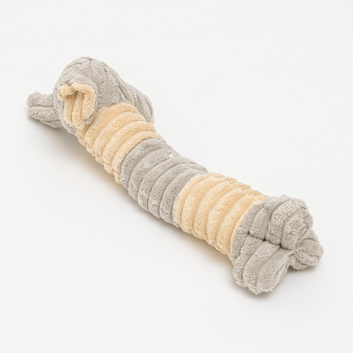 Игрушка текстильная  Игрушка текстильная "Пес", 24 х 8 см, серый