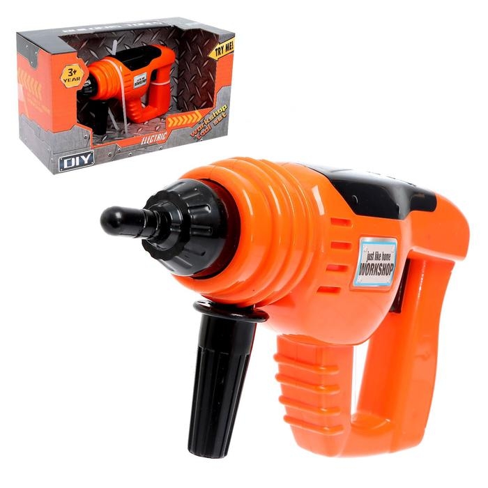 Инструмент детский «Перфоратор», звуковые эффекты, работает от батареек Инструмент детский «Перфоратор», звуковые эффекты, работает от батареек