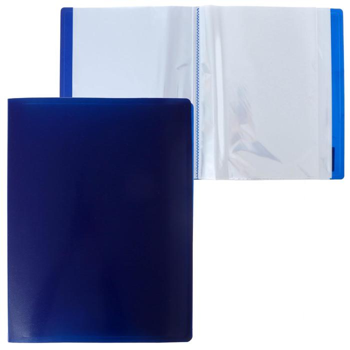 Папка с 100 вкладышами А4, 700 мкм, Calligrata, черничная Папка с 100 вкладышами А4, 700 мкм, Calligrata, черничная