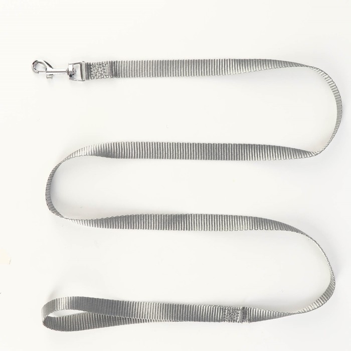 Комплект амуниции с мягкой шлейкой, М, поводок 120 х 1 см, ОШ 28-48 см, ОГ 32-52 см, серый Комплект амуниции с мягкой шлейкой, М, поводок 120 х 1 см, ОШ 28-48 см, ОГ 32-52 см, серый