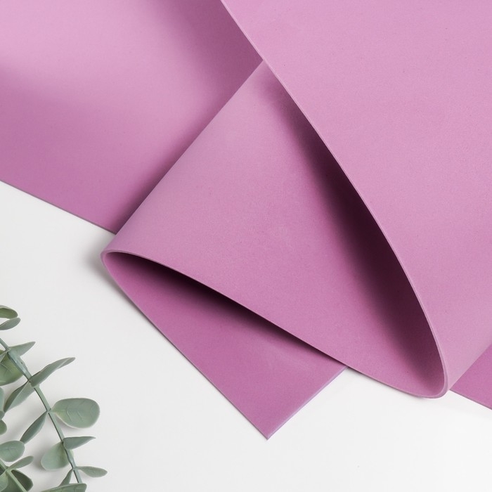 Фоамиран иранский 2 мм  (лавандовый/140) 60х70 см Фоамиран иранский 2 мм  (лавандовый/140) 60х70 см