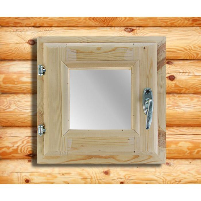 Окно, 30×30см, двойное стекло ХВОЯ Окно, 30×30см, двойное стекло ХВОЯ