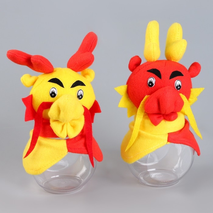 Конфетница «Дракон», 22 см, цвета МИКС Конфетница «Дракон», 22 см, цвета МИКС