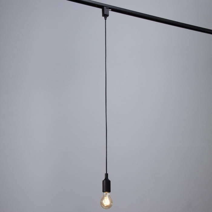 Светильник трековый Светильник трековый "Подвес" Е27 40Вт черный 6х3,5х100см
