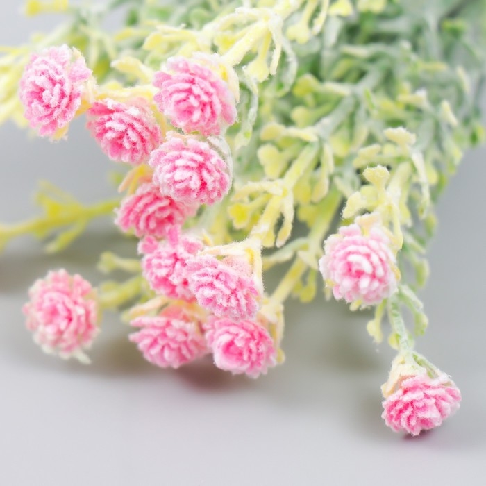 Цветы для декорирования Цветы для декорирования "Гвоздика Шабо" розовый 1 букет=6 головок 17 см