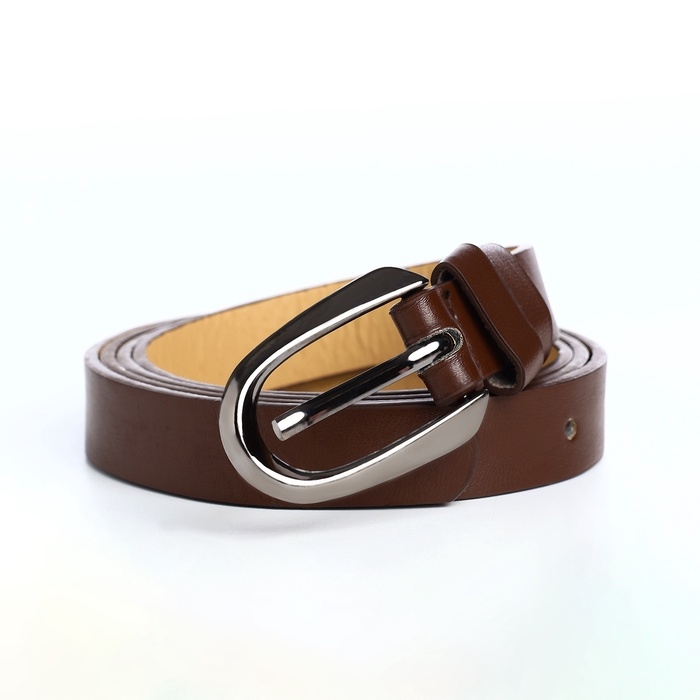 Ремень женский, ширина 1,6 см, пряжка металл, цвет Ремень женский, ширина 1,6 см, пряжка металл, цвет