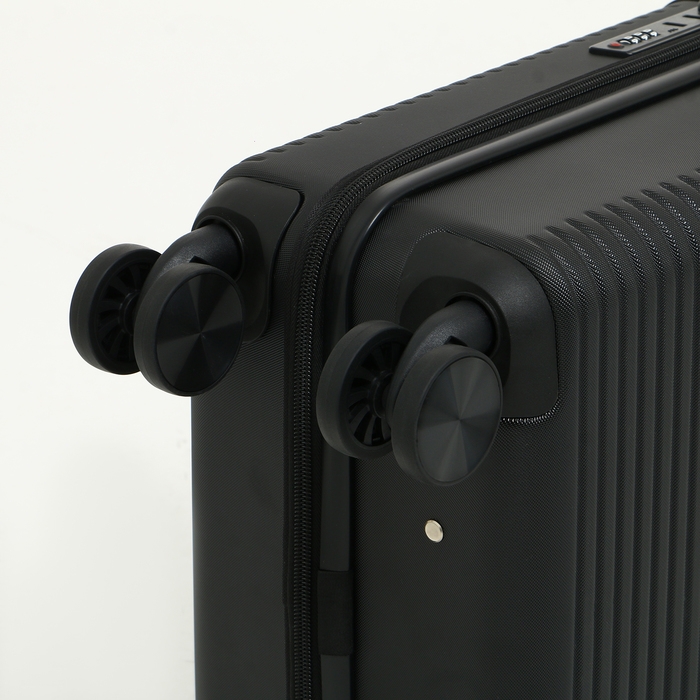 Чемодан малый 39 л (S) Bagvoyage, отдел на молнии, кодовый замок, 4 колеса, цвет чёрный Чемодан малый 39 л (S) Bagvoyage, отдел на молнии, кодовый замок, 4 колеса, цвет чёрный