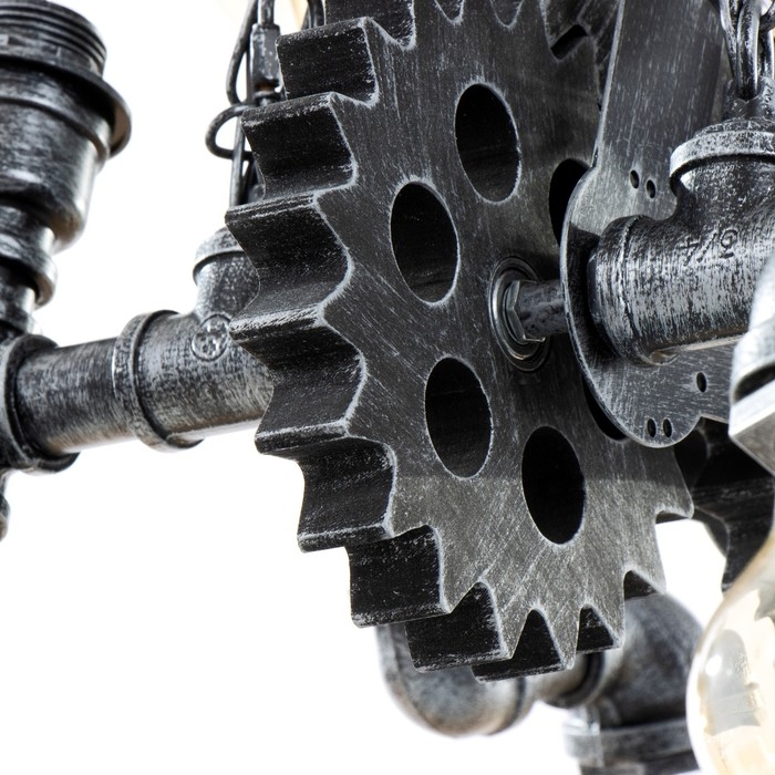 Люстра Люстра "Джеймас" 8хЕ27 черный 44х36х BayerLux