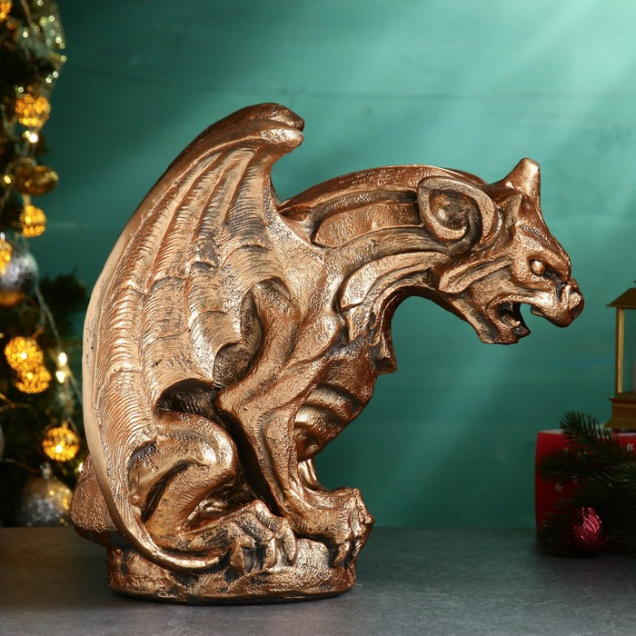 Фигура "Горгулья" бронза 36х36х36см