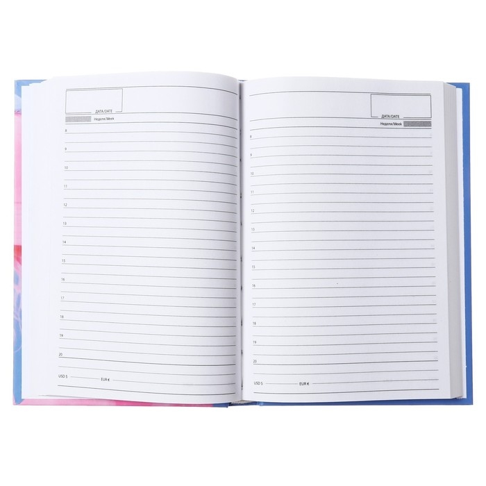 Ежедневник недатированный на сшивке А5 160 листов, картон 7БЦ, матовая ламинация, выборочный лак, Beauty and shine Ежедневник недатированный на сшивке А5 160 листов, картон 7БЦ, матовая ламинация, выборочный лак, Beauty and shine