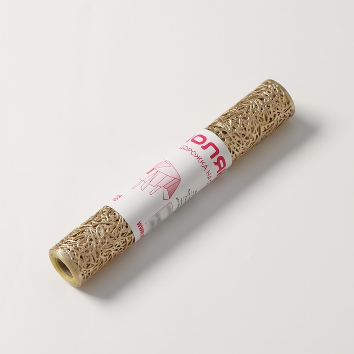 Дорожка на стол Доляна «Манифик», 30×150 см, цвет золотой Дорожка на стол Доляна «Манифик», 30×150 см, цвет золотой