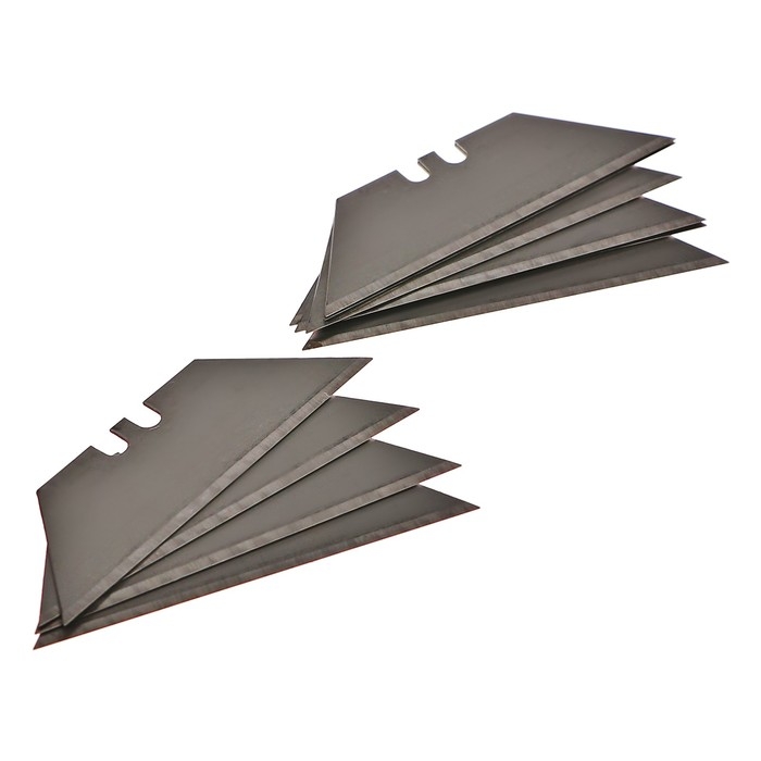 Набор лезвий для трапециевидных ножей 10 штук, 19мм Набор лезвий для трапециевидных ножей 10 штук, 19мм