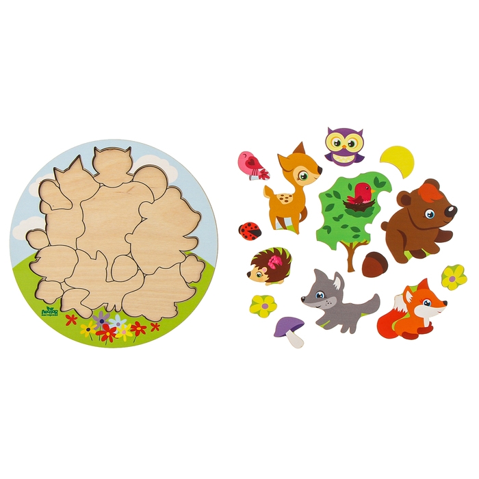 Головоломка «Лесные жители» Головоломка «Лесные жители»