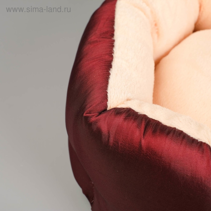 Лежанка для животных  Лежанка для животных "Комфорт" 38 х 25 х 14 см, тафта, микс цветов