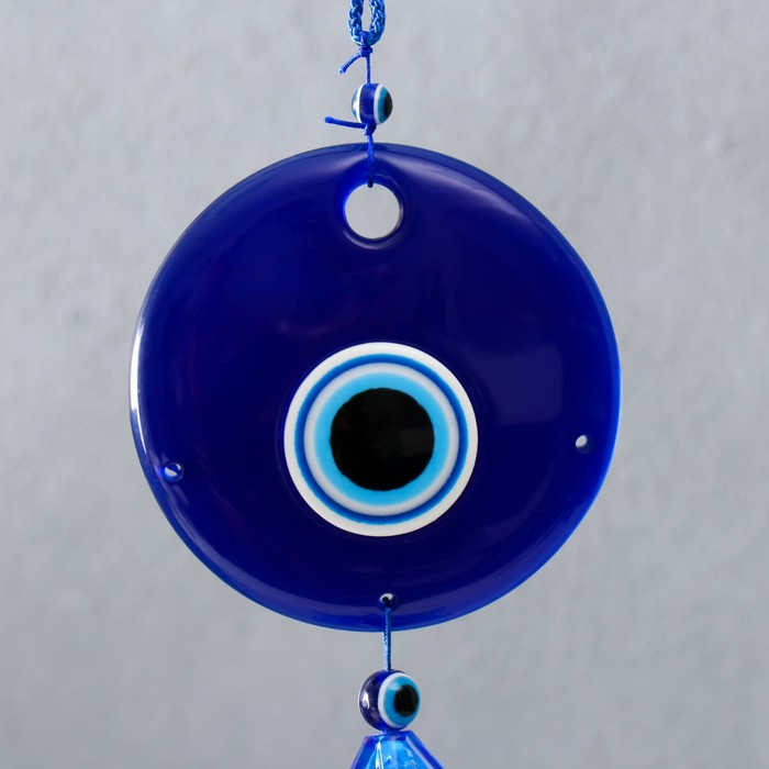 Музыка ветра металл Музыка ветра металл "Глаз" от сглаза 3 колокольчика 57х9,5 см