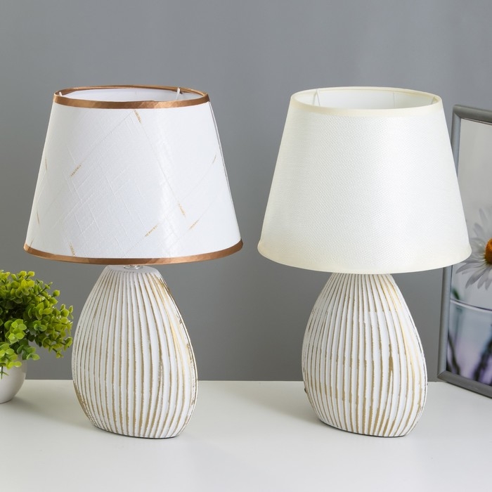 Настольная лампа Настольная лампа "Аллано" E14 40Вт микс 20х25х39 см RISALUX