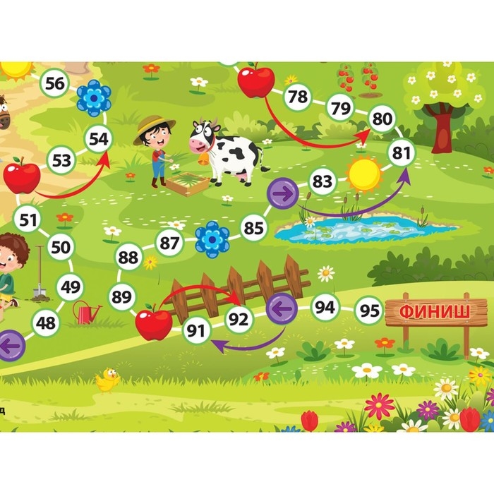 Настольная игра-ходилка «Лето в деревне» Настольная игра-ходилка «Лето в деревне»