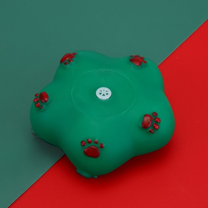 Новый год. Игрушка пищащая Новый год. Игрушка пищащая "Новогодняя звезда" для собак, 8 х 3 см