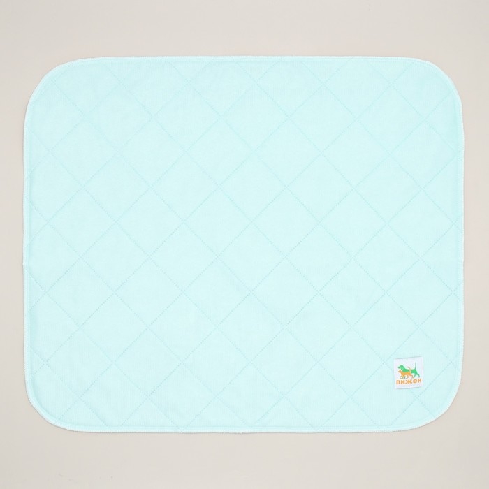 Пелёнка для животных многоразовая впитывающая, 60 х 50 см, мятная