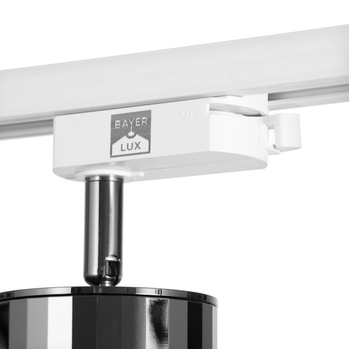 Светильник трековый Светильник трековый "Алисер" GU10 220В черный хром 7,5х7,5х20 см