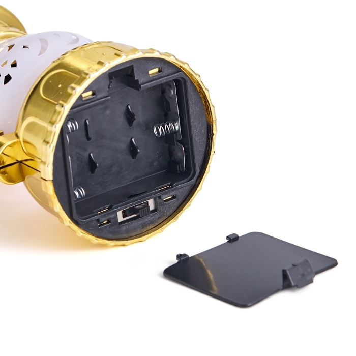 Фонарь кемпинговый  Фонарь кемпинговый "Керосинка", 3 Вт, 2 режима, 3 ААА, 15 х 8 х 8 см, золотой