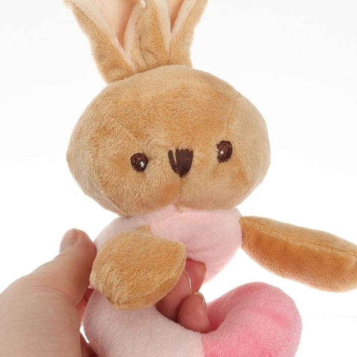 Растяжка - спираль с игрушками дуга на коляску / кроватку для малышей «Зайка», Mum&Baby Растяжка - спираль с игрушками дуга на коляску / кроватку для малышей «Зайка», Mum&Baby