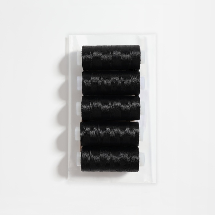 Нитки 50К, 200 м, цвет чёрный №6818, цена за 1 штуку Нитки 50К, 200 м, цвет чёрный №6818, цена за 1 штуку