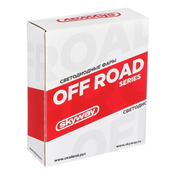 Фара светодиодная Skyway OFF ROAD, квадратная, 12/24 В, 27 Вт, 9 диодов, 107 х 107 мм, дальний свет Фара светодиодная Skyway OFF ROAD, квадратная, 12/24 В, 27 Вт, 9 диодов, 107 х 107 мм, дальний свет