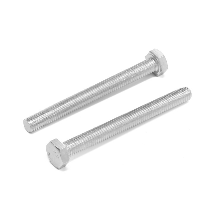 Болт ТУНДРА, оцинкованный, DIN 933, класс прочности 8.8, М8х80 мм, 1 кг Болт ТУНДРА, оцинкованный, DIN 933, класс прочности 8.8, М8х80 мм, 1 кг