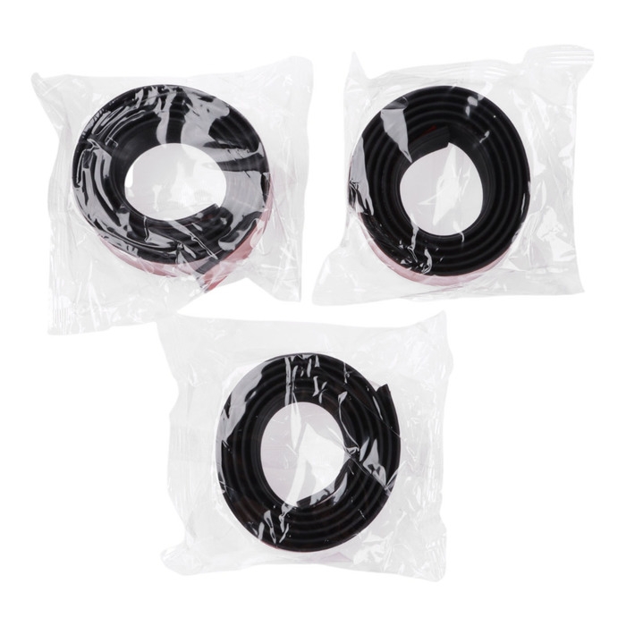 Набор накладок антискользящих 3шт., 100см/3см, черные Набор накладок антискользящих 3шт., 100см/3см, черные