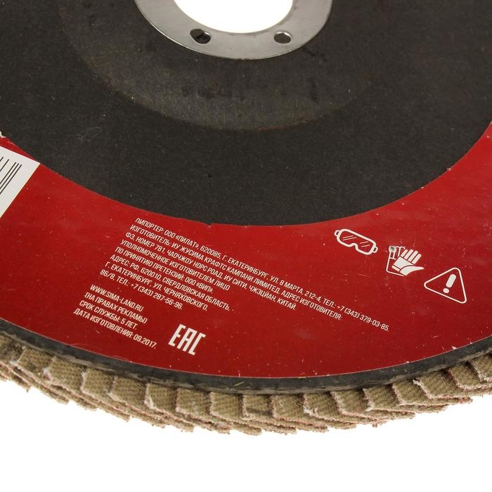 Круг лепестковый торцевой ЛОМ, 180 х 22 мм, Р60 Круг лепестковый торцевой ЛОМ, 180 х 22 мм, Р60