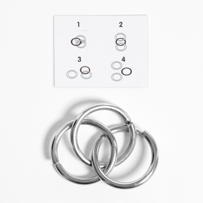 Головоломка «Прокачай мозги» металл, МИКС Головоломка «Прокачай мозги» металл, МИКС