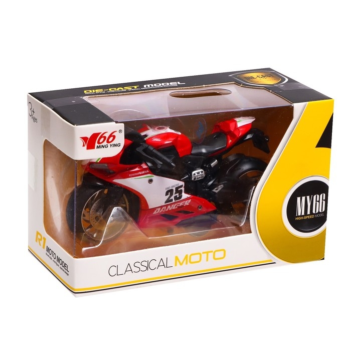 Мотоцикл металлический «СпортБайк», масштаб 1:12, МИКС Мотоцикл металлический «СпортБайк», масштаб 1:12, МИКС