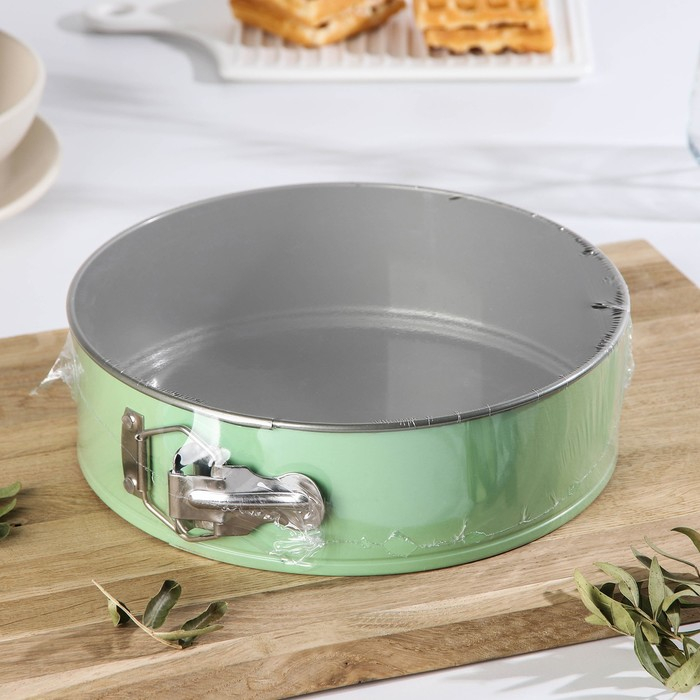 Форма для выпечки и выкладки с регулировкой размера &laquo;Никис&raquo;, d=22 см, h=7.5 см, антипригарное покрытие, цвет МИКС