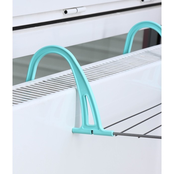 Сушилка для белья на радиатор, 45×23,5×18 см, цвет серый