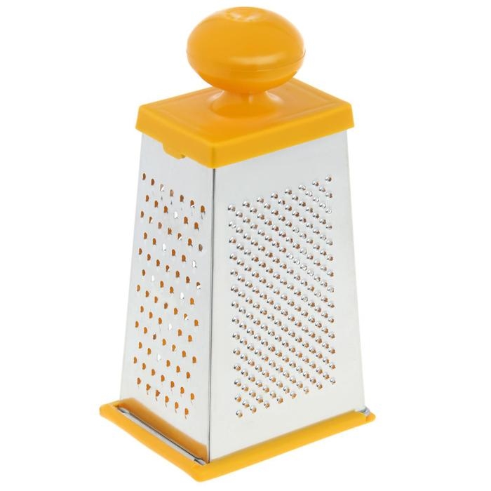 Тёрка «Комфорт», 4 грани,с крышкой-дозатором и круглой ручкой, 11×8,5×23 см, цвет МИКС Тёрка «Комфорт», 4 грани,с крышкой-дозатором и круглой ручкой, 11×8,5×23 см, цвет МИКС