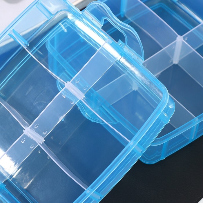 Органайзер для хранения, 2 яруса, 12 ячеек, 16×15×9 см, цвет МИКС Органайзер для хранения, 2 яруса, 12 ячеек, 16×15×9 см, цвет МИКС