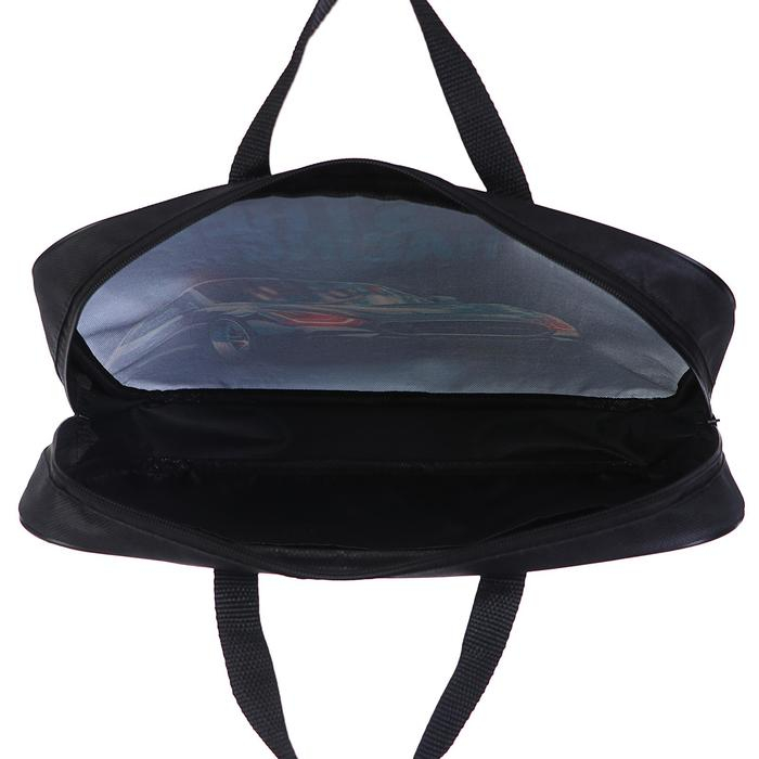 Папка с ручками текстильная А4, 350 х 270 х 70 мм, Calligrata Папка с ручками текстильная А4, 350 х 270 х 70 мм, Calligrata "Тачка"