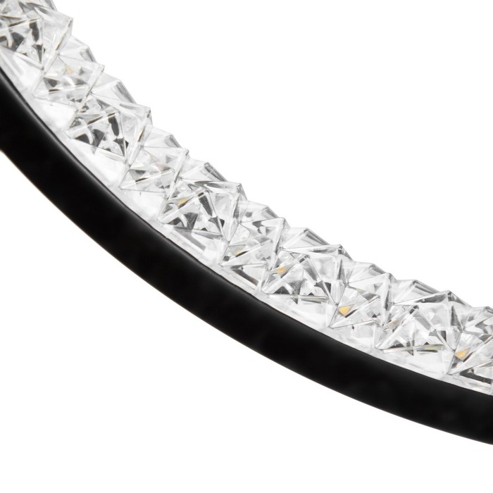 Светильник Светильник "Инеро" LED 120Вт бело-чёрный 49х49х7 см