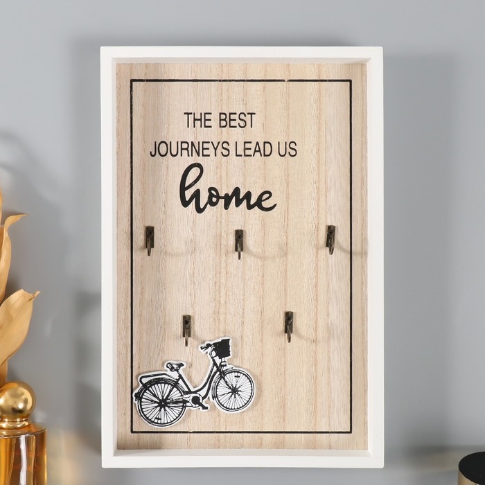 Крючки декоративные дерево Крючки декоративные дерево "Велосипед" 20х30 см